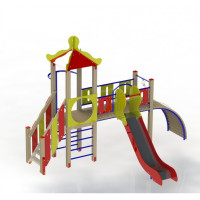 Дитячий майданчик вуличний з містком